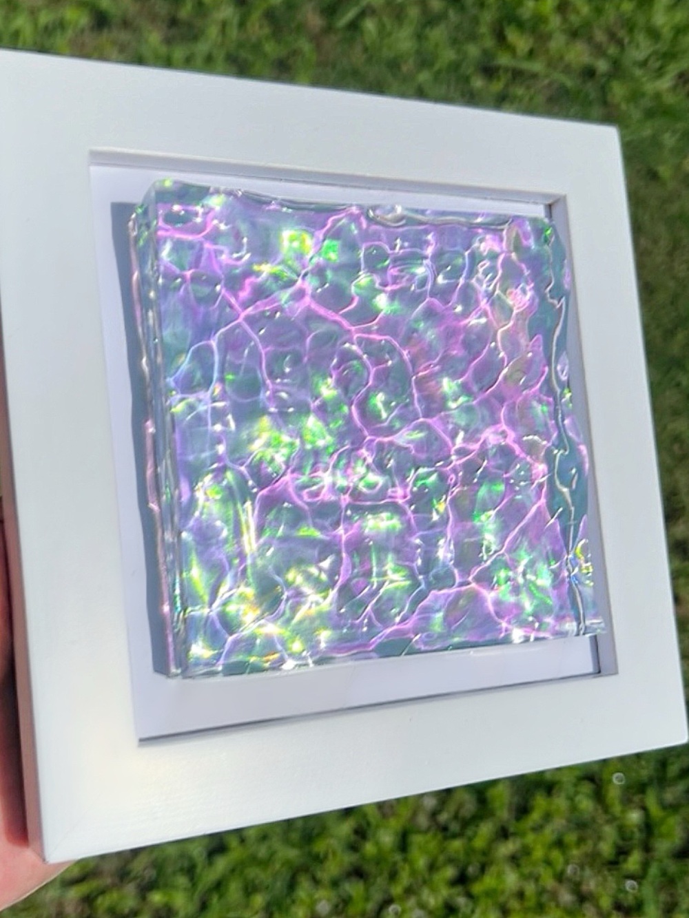 Iridescent Aqua Art - Picture 2 of 5